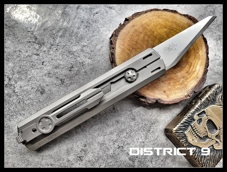 DISTRICT9 Six Generations Of Utility Knife Titanium Alloy Outdoor Out Of The Box Cutting Paper Multifunction EDC
DISTRICT9 Six Generations Of Utility Knife Titanium Alloy Outdoor Out Of The Box Cutting Paper Multifunction EDC