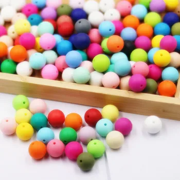 50PCS 15mm Round Silicone Teether Teeth Training Beads Pacifier Chain Beads Round Shape Baby Teether Eco-friendly Dental Care
50PCS 15mm Round Silicone Teether Teeth Training Beads Pacifier Chain Beads Round Shape Baby Teether Eco-friendly Dental Care