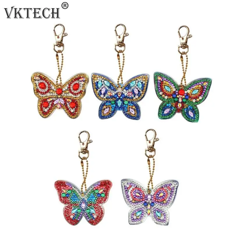 5pcs DIY Full Drill Diamond Painting Keychain Special Shaped Butterfly Keychain Gift Diamond Painting Cross Stitch Gift Jewelry
5pcs DIY Full Drill Diamond Painting Keychain Special Shaped Butterfly Keychain Gift Diamond Painting Cross Stitch Gift Jewelry