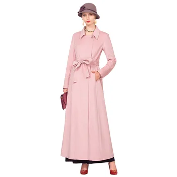 Women Winter Wool Pink Long Coat for Office Lady Cashmere Coat Luxury Turn-down Collar Outwear DZ2268
Women Winter Wool Pink Long Coat for Office Lady Cashmere Coat Luxury Turn-down Collar Outwear DZ2268