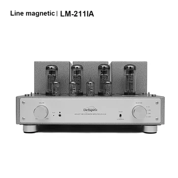 Line magnetic LM-211IA Integrated EL34*4 Push-Pull Tube Amplifier 12AX7 12AU7 EL34 Transistor home hifi Tube Amp 32W*2/15W*2 
Line magnetic LM-211IA Integrated EL34*4 Push-Pull Tube Amplifier 12AX7 12AU7 EL34 Transistor home hifi Tube Amp 32W*2/15W*2
