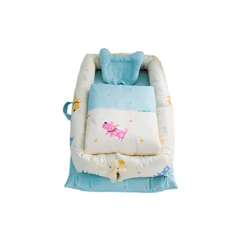 Portable baby bionic bed Baby travel cot with quilt Removable and washable baby bionic bed Multifunction Storage bed For Baby Ca 
Portable baby bionic bed Baby travel cot with quilt Removable and washable baby bionic bed Multifunction Storage bed For Baby Ca