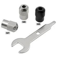 4pcs M7/M8x0.75 Electric Chuck With Mini Wrench Keyless Rotary Power Tool Accessories
4pcs M7/M8x0.75 Electric Chuck With Mini Wrench Keyless Rotary Power Tool Accessories