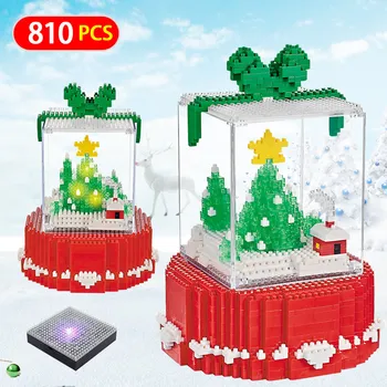 810pcs Mini Diamond blocks Merry Christmas Tree with LED Building Block Bricks Educational Toy For Children Christmas Gifts 
810pcs Mini Diamond blocks Merry Christmas Tree with LED Building Block Bricks Educational Toy For Children Christmas Gifts