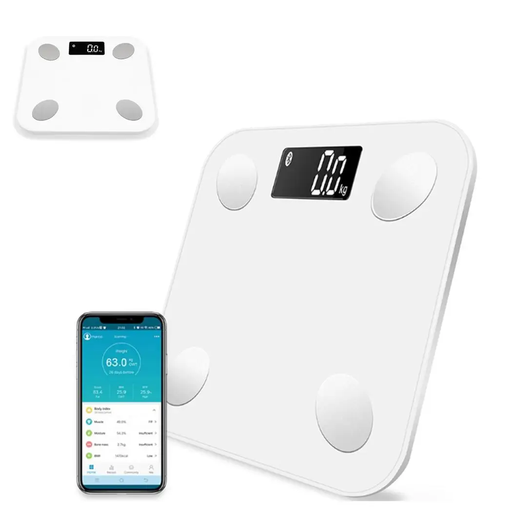 Intelligent Scales Body Weight Smart Backlit 4 x AAA Battery (Battery not included) Display White Scale
Intelligent Scales Body Weight Smart Backlit 4 x AAA Battery (Battery not included) Display White Scale