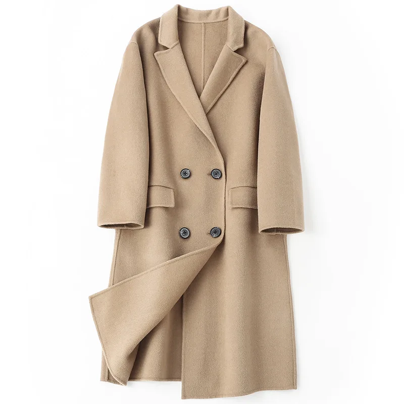 The new haining spring 2019 wool woolen cloth coat Ms. Han edition long double-sided woolen cloth
The new haining spring 2019 wool woolen cloth coat Ms. Han edition long double-sided woolen cloth