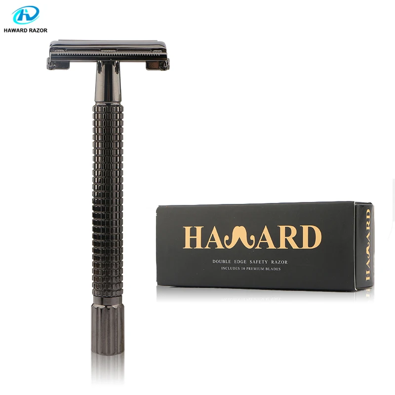 HAWARD Safety Razor For Men Double Edged Manual Shaver Classic Butterfly Shaving Razor Hair Removal Shaver 10 Shaving Blade
HAWARD Safety Razor For Men Double Edged Manual Shaver Classic Butterfly Shaving Razor Hair Removal Shaver 10 Shaving Blade