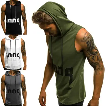 Man Hoodies Tank Tops Bodybuilding Gym Workout Sleeveless Vest Muscle Hooded Masculina white Black Male Modis Tee Top Tank Tops
Man Hoodies Tank Tops Bodybuilding Gym Workout Sleeveless Vest Muscle Hooded Masculina white Black Male Modis Tee Top Tank Tops