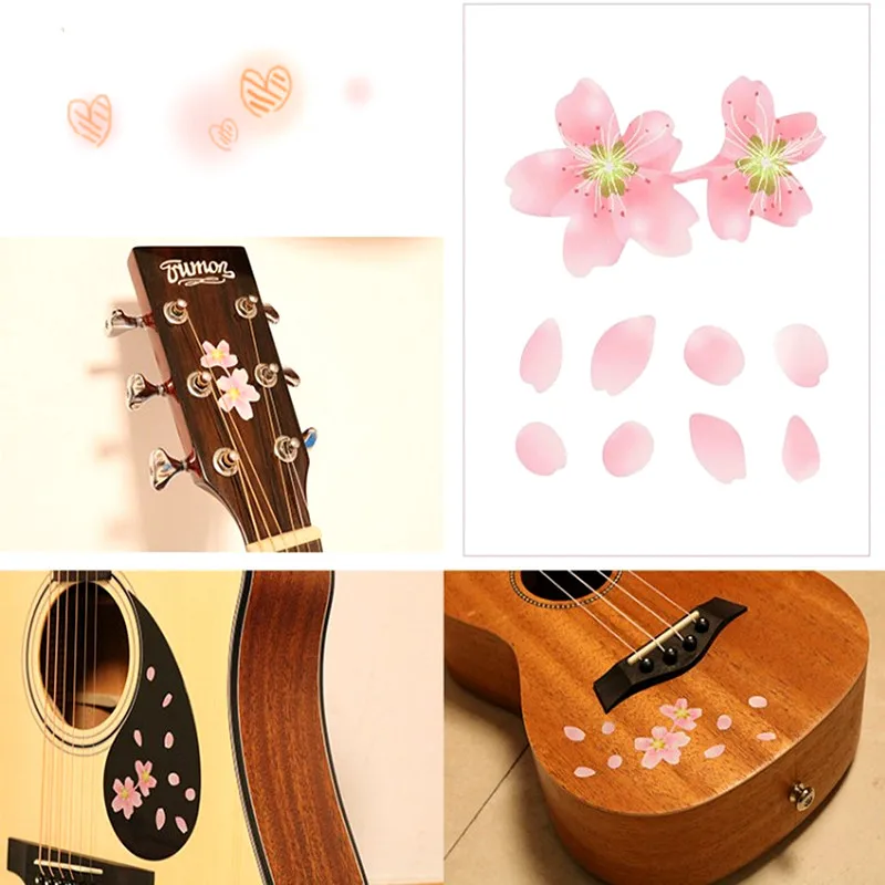 Guitar Self Adhesive Inlay Decals Fretboard Sticker Cherry Blossom Removable Guitar Bass Ukulele Fingerboard Decorate Accessory
Guitar Self Adhesive Inlay Decals Fretboard Sticker Cherry Blossom Removable Guitar Bass Ukulele Fingerboard Decorate Accessory