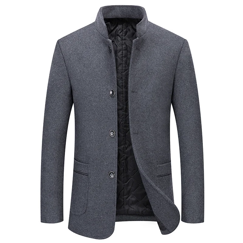 New Fashion Winter Woolen Jacket Men Double Collar Thick Trench Coat Mens Wool Blends Coats Business Casual Woolen Overcoat
New Fashion Winter Woolen Jacket Men Double Collar Thick Trench Coat Mens Wool Blends Coats Business Casual Woolen Overcoat