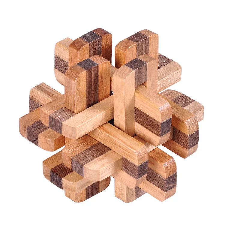 Boy Classical Toy Adult Wooden Educational Toy Kongming Lock Luban Lock Two Colors Twelve Locks IQ Challenge Assembling Game
Boy Classical Toy Adult Wooden Educational Toy Kongming Lock Luban Lock Two Colors Twelve Locks IQ Challenge Assembling Game