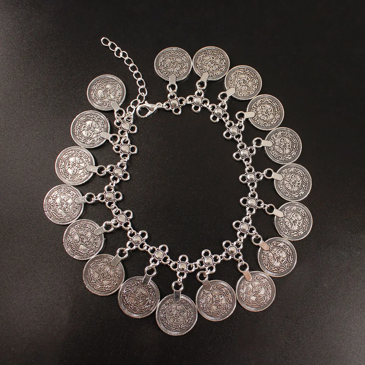 Yuan quan lian Circle New Style Alloy Women's Anklet Coin Task Pendant Europe And America Boutique Accessories K143
Yuan quan lian Circle New Style Alloy Women's Anklet Coin Task Pendant Europe And America Boutique Accessories K143