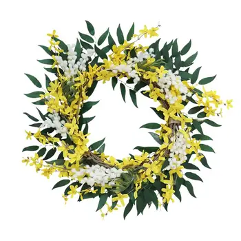 Delicate Leaf Wreath Beautiful Flower Garland Fake Plant Garland Hanging Garland Decor for Festival Party Home Wall Door
Delicate Leaf Wreath Beautiful Flower Garland Fake Plant Garland Hanging Garland Decor for Festival Party Home Wall Door