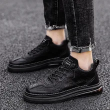Shoes Retro Pure Color Comfort Leather Shoes Low-Cut Fashion Casual Men's Shoes Thick Sole Increased New Men Shoes Sneaks
Shoes Retro Pure Color Comfort Leather Shoes Low-Cut Fashion Casual Men's Shoes Thick Sole Increased New Men Shoes Sneaks