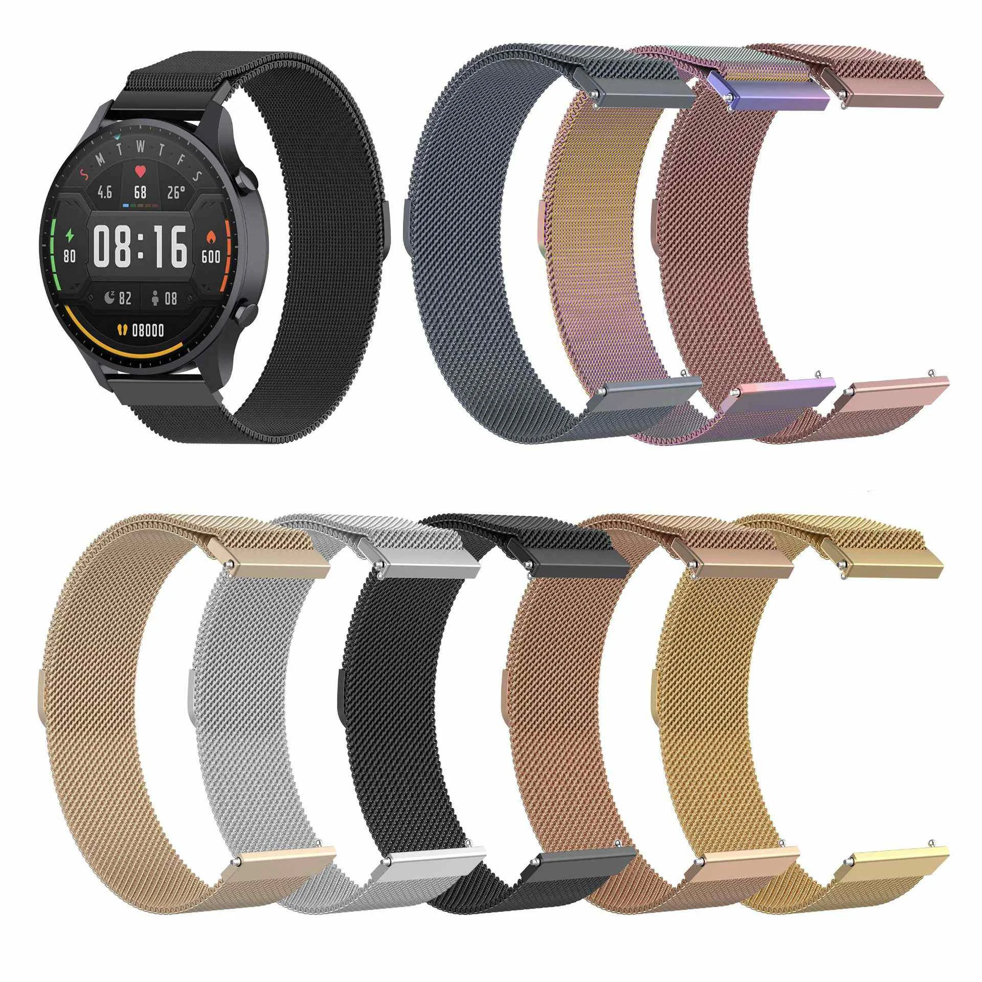 Фото Аксессуары для смарт-часов Xiaomi цветные часы Huawei Watch GT / Amazfit GTR/BlitzWolf BW-HL3 сменный