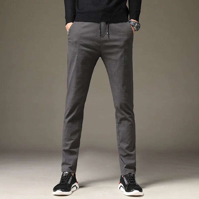 MEN'S Casual Pants Men's 2019 Spring And Autumn New Style Men Pure Cotton Medium Waist Men's Trousers Fashion Slim Fit Korean-st
MEN'S Casual Pants Men's 2019 Spring And Autumn New Style Men Pure Cotton Medium Waist Men's Trousers Fashion Slim Fit Korean-st