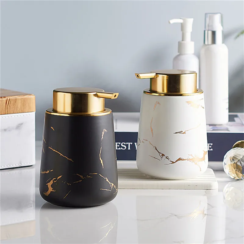 Matte Marble Pattern Bathroom Soap Dispenser Nordic Ceramic Lotion Bottle Washing Set Liquid Soap Container Bathroom Accessories
Matte Marble Pattern Bathroom Soap Dispenser Nordic Ceramic Lotion Bottle Washing Set Liquid Soap Container Bathroom Accessories