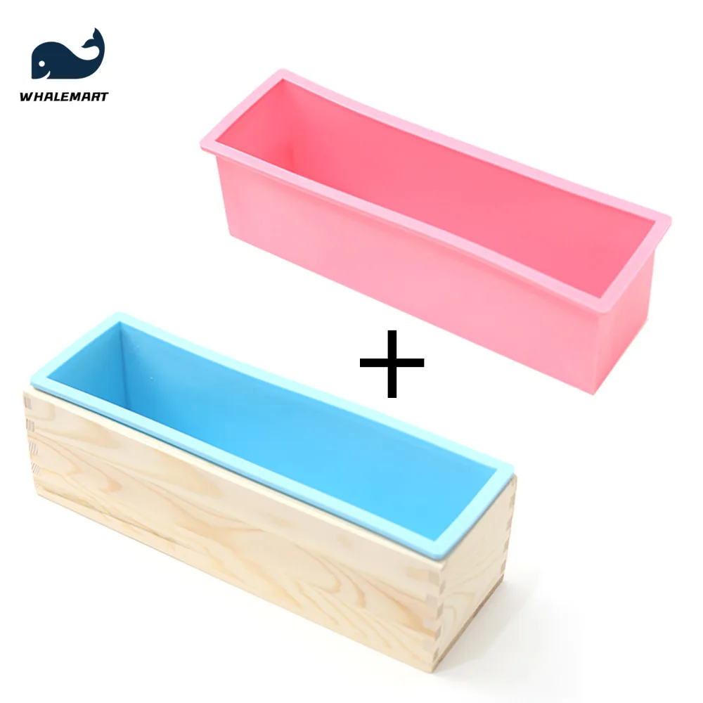 1.4L Rectangular Loaf soap Mold Silicone with wood Box for soap making supplies Handmade DIY Tools
1.4L Rectangular Loaf soap Mold Silicone with wood Box for soap making supplies Handmade DIY Tools