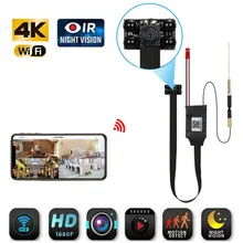 HD 1080P DIY Portable WiFi IP Mini Camera P2P Infrared Night Vision Remote View Micro Webcam Camcorder Wearable Video Recorder HD 1080P DIY Portable WiFi IP Mini Camera P2P Infrared Night Vision Remote View Micro Webcam Camcorder Wearable Video Recorder