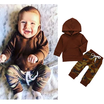 Baby Boy Clothes Newborn Infant Kids Autumn Winter Solid Hoodie T Shirt Tops+ Camouflage Pants Casual Outfits Set Clothes 
Baby Boy Clothes Newborn Infant Kids Autumn Winter Solid Hoodie T Shirt Tops+ Camouflage Pants Casual Outfits Set Clothes