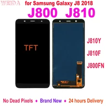 Ensemble écran tactile LCD de remplacement, 6.0 pouces, pour Samsung Galaxy J8 2018 J800 J800FN J810 J810Y J810F=