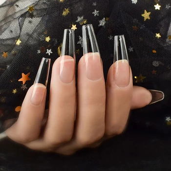 500pcs Full Cover Transparent White Natural Nail Art Artificial Acrylic False Nails Fake Tips With Box DIY Manicure Tip Tools
500pcs Full Cover Transparent White Natural Nail Art Artificial Acrylic False Nails Fake Tips With Box DIY Manicure Tip Tools