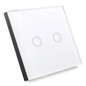 Light Switch with Remote Control Glass Touch Screen Wall Switch 2-way White Switch
Light Switch with Remote Control Glass Touch Screen Wall Switch 2-way White Switch