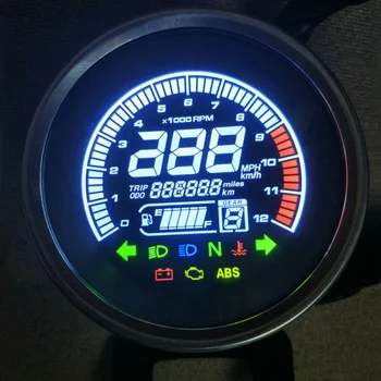Motorcycle Speedometer LCD Interior Accessories Universal 12V Odometer Tachometer
Motorcycle Speedometer LCD Interior Accessories Universal 12V Odometer Tachometer
