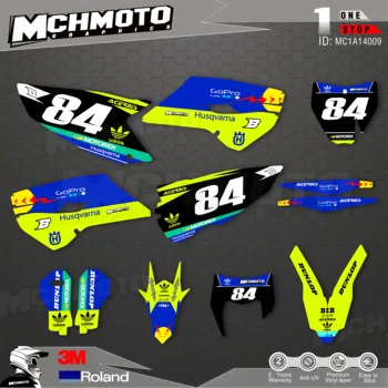 Customized Team Graphics Backgrounds Decals 3M Custom Stickers For 14-15TC-FC 14-16TE-FE
Customized Team Graphics Backgrounds Decals 3M Custom Stickers For 14-15TC-FC 14-16TE-FE