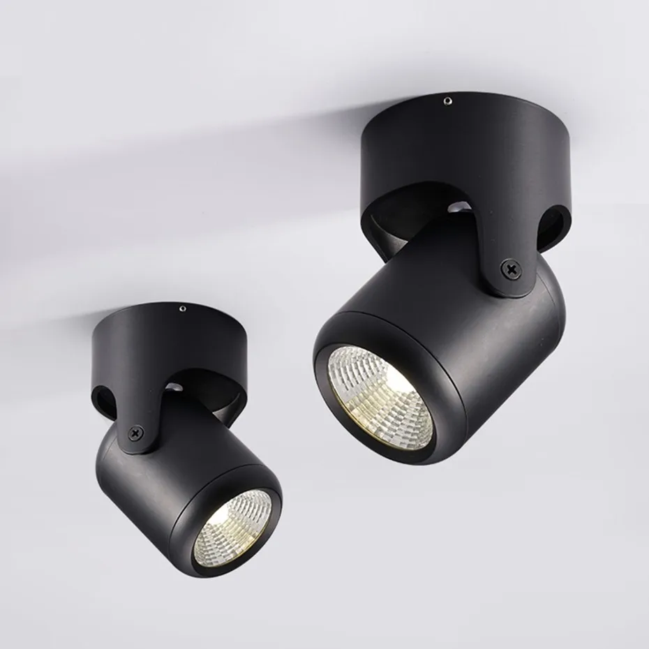 Surface Mounted Led Downlight Morden Ceiling Lamp 7W 12W 15W spot light led AC110V 220V Adjustable Spot lamp For Living Room