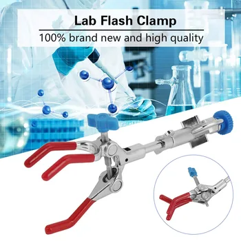 High Multi-functional Lab Clamp 3 Prong Finger Style Laboratory Rubber-Coated Condenser Holder LG66
High Multi-functional Lab Clamp 3 Prong Finger Style Laboratory Rubber-Coated Condenser Holder LG66