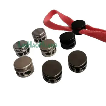 DIY 30pcs/lot round metal alloy stoppers toggle cord locks Drawstring two hole nickle/Black/satin for 4mm bungee STP-4MM
DIY 30pcs/lot round metal alloy stoppers toggle cord locks Drawstring two hole nickle/Black/satin for 4mm bungee STP-4MM