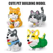 Cartoon Cute Animal Puppy Corgi Husky Pet Kitten DIY Miniature Diamond Building Blocks Children's Educational Toy Christmas Gift
Cartoon Cute Animal Puppy Corgi Husky Pet Kitten DIY Miniature Diamond Building Blocks Children's Educational Toy Christmas Gift
