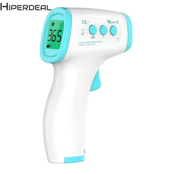 HIPERDEAL Non-contact Body Infrared Thermometer LCD Digital Non-contact Infrared Thermometer Forehead Temperature Meter
HIPERDEAL Non-contact Body Infrared Thermometer LCD Digital Non-contact Infrared Thermometer Forehead Temperature Meter