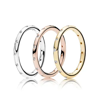 925 Sterling Silver Ring Droplets Stackable Engagement Rings With Clear Cz For Women Female Pandora Jewelry 
925 Sterling Silver Ring Droplets Stackable Engagement Rings With Clear Cz For Women Female Pandora Jewelry