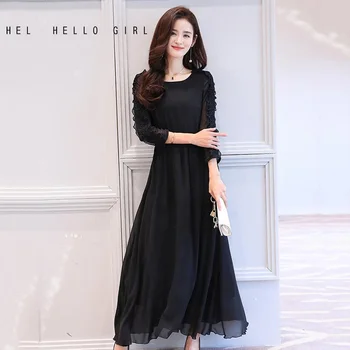 NEWSYNC Women Dress 2020 Summer Spring Office Lady Maxi Round Neck Plus Over Size Solid Collar Long Sleeve Female Party Dress
NEWSYNC Women Dress 2020 Summer Spring Office Lady Maxi Round Neck Plus Over Size Solid Collar Long Sleeve Female Party Dress