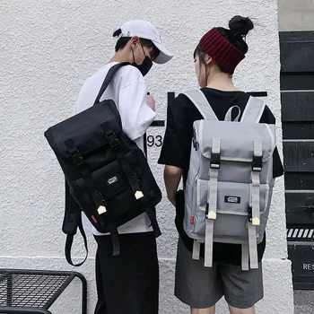 New Style Backpack Street Fashion Students suo kou bao Mass Multi-functional Hong Kong Style Couples Tourism Casual Backpack
New Style Backpack Street Fashion Students suo kou bao Mass Multi-functional Hong Kong Style Couples Tourism Casual Backpack
