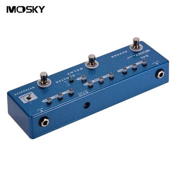 MOSKY RD5 5-in-1 Guitar Multi-Effects Pedal Full Metal Shell with True Bypass Booster Overdrive Buffer Reverb Delay Pedal
MOSKY RD5 5-in-1 Guitar Multi-Effects Pedal Full Metal Shell with True Bypass Booster Overdrive Buffer Reverb Delay Pedal