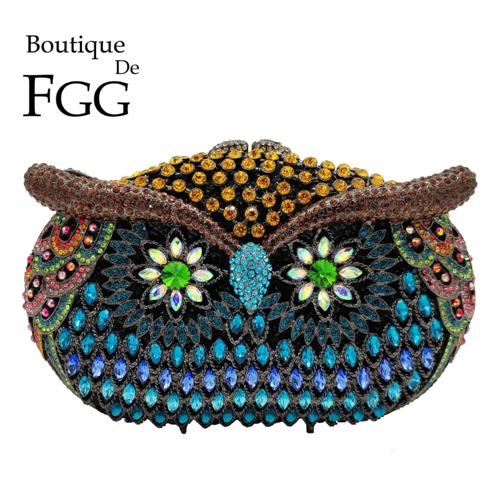 Женский клатч в виде совы Boutique De FGG, разноцветный вечерний клатч для коктейвечерние, дамские сумочки с кристаллами, свадебные кошельки
Женский клатч в виде совы Boutique De FGG, разноцветный вечерний клатч для коктейвечерние, дамские сумочки с кристаллами, свадебные кошельки