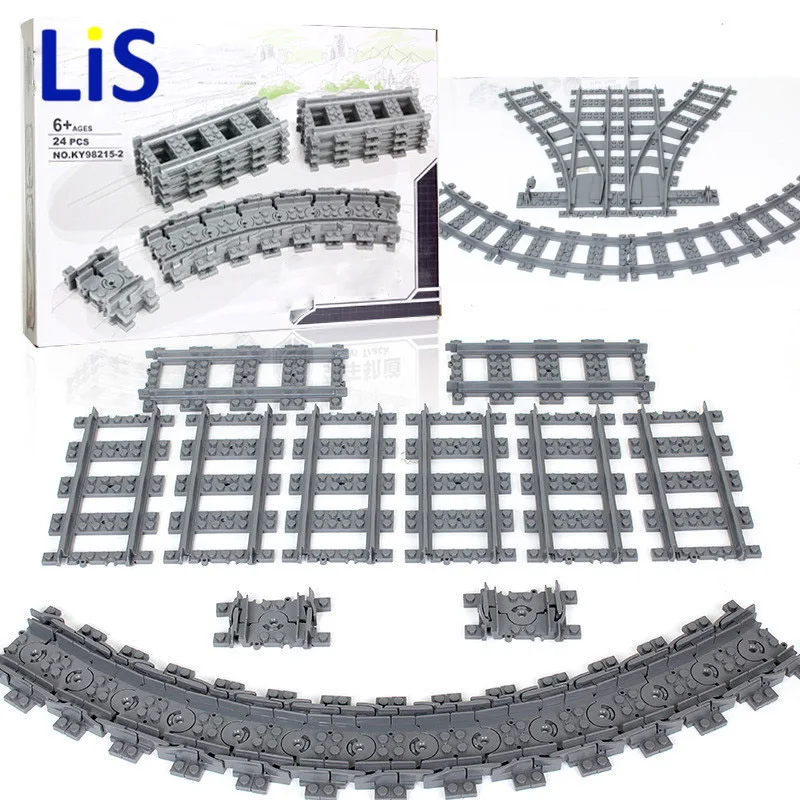 Compatible with legoinglys City Trains Train Flexible Track Rail Crossing Straight Curved Rails Building Block Bricks Kids Toys
Compatible with legoinglys City Trains Train Flexible Track Rail Crossing Straight Curved Rails Building Block Bricks Kids Toys