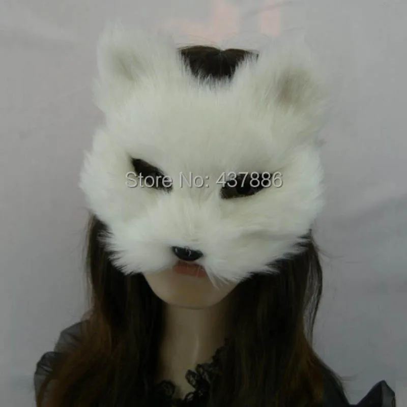 Masquerade masks realistic animal face mask props toy halloween party fur fox mask for women
Masquerade masks realistic animal face mask props toy halloween party fur fox mask for women