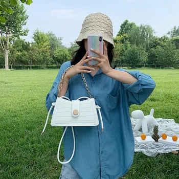 Crocodile Pattern Crossbody Bags For Women 2020 Small Chain Handbag Small Bag Leather Handbag Ladies Designer Shoulder Bags Sac
Crocodile Pattern Crossbody Bags For Women 2020 Small Chain Handbag Small Bag Leather Handbag Ladies Designer Shoulder Bags Sac