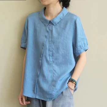 Turn-down Collar Half Lantern Sleeve Women's Shirts Solid Irregular hem Shirt Female Clothes 2020 NEW Summer Autumn Casual Tops
Turn-down Collar Half Lantern Sleeve Women's Shirts Solid Irregular hem Shirt Female Clothes 2020 NEW Summer Autumn Casual Tops