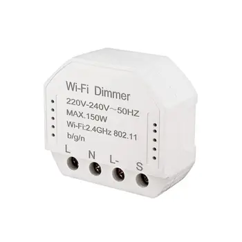 Wifi Smart Dimmer Module 220V-240V 150W Controller Timer Switch Light Voice Control Works For Tuya Amazon Alexa Google Home Iftt
Wifi Smart Dimmer Module 220V-240V 150W Controller Timer Switch Light Voice Control Works For Tuya Amazon Alexa Google Home Iftt