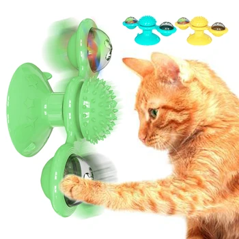 Cat Windmill Toy Interactive Cats Catnip Puzzle Whirling Turntable With Brush Cat IQ Training Toys Windmills Pet Supplies
Cat Windmill Toy Interactive Cats Catnip Puzzle Whirling Turntable With Brush Cat IQ Training Toys Windmills Pet Supplies