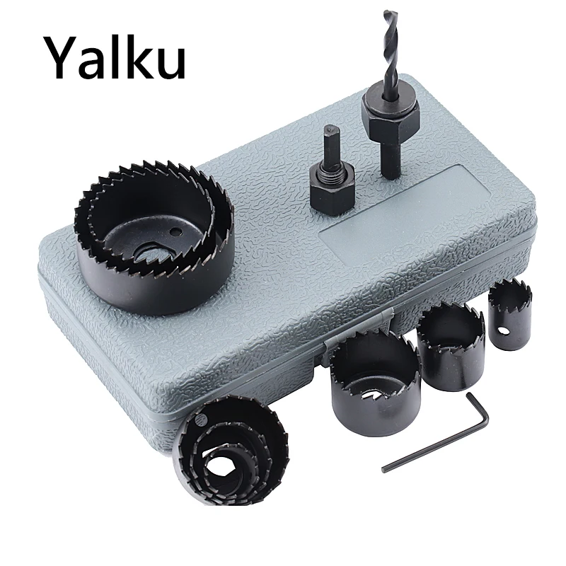 11Pcs DIY Hole Saw Bit Cutting Set Kit 19-64mm Wood Sheet Metal Alloy Circular Round Case Drill Bits Wood Metal Sheet Alloy
11Pcs DIY Hole Saw Bit Cutting Set Kit 19-64mm Wood Sheet Metal Alloy Circular Round Case Drill Bits Wood Metal Sheet Alloy
