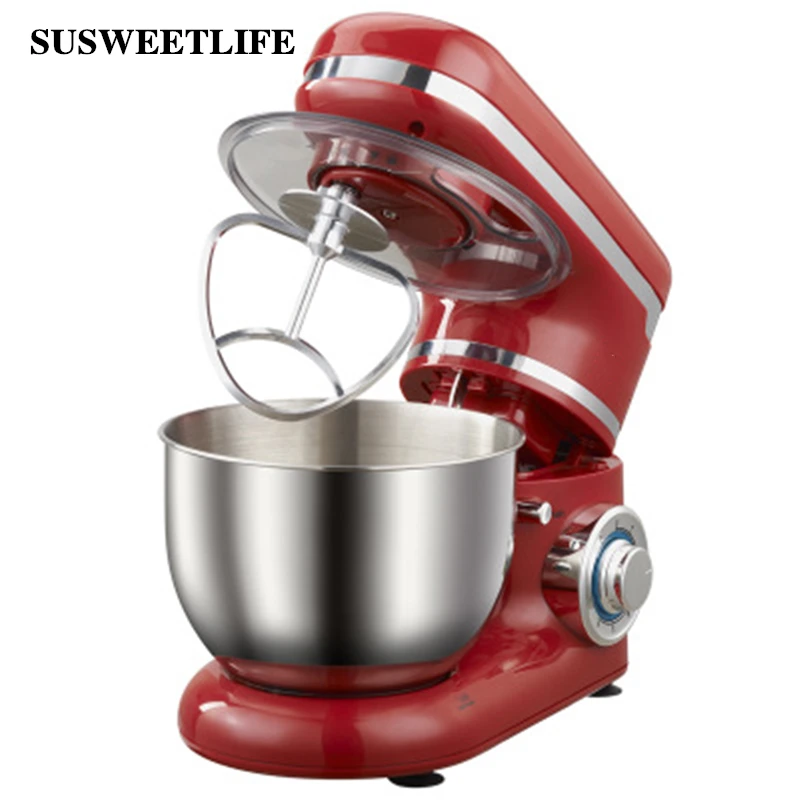 SUSWEETLIFE 4l stainless steel bowl 1200W household cook machine and noodle machine 4L mixing, beating eggs, mixing, and noodles
SUSWEETLIFE 4l stainless steel bowl 1200W household cook machine and noodle machine 4L mixing, beating eggs, mixing, and noodles
