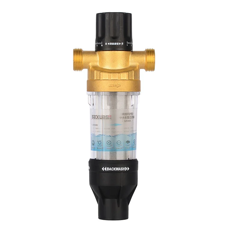 The Third Generation Backwash Brass Prefilter Large Flow Water Purification Filter Pipeline Rust and Sediment
The Third Generation Backwash Brass Prefilter Large Flow Water Purification Filter Pipeline Rust and Sediment