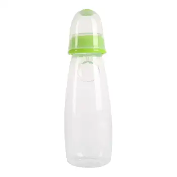2020 New Silicone Baby Bottle With Spoon Food Supplement Rice Paste Feeding Bottles Convenient and practical BPA Free 240ML
2020 New Silicone Baby Bottle With Spoon Food Supplement Rice Paste Feeding Bottles Convenient and practical BPA Free 240ML
