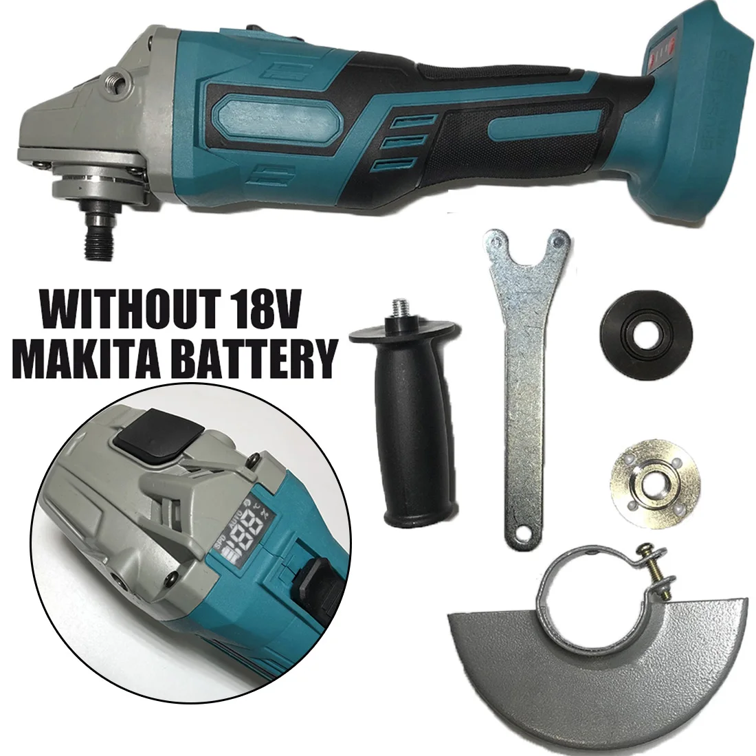 For MAKITA 18 VOLT CORDLESS BRUSHLESS ANGLE GRINDER POLISHER Fits 125mm Wheels
For MAKITA 18 VOLT CORDLESS BRUSHLESS ANGLE GRINDER POLISHER Fits 125mm Wheels